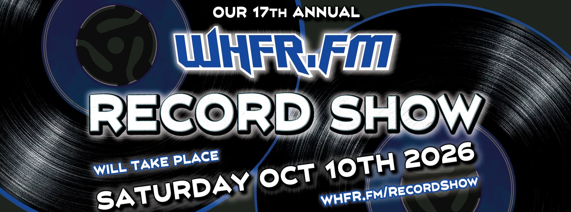 WHFR 17th Annual Record Show